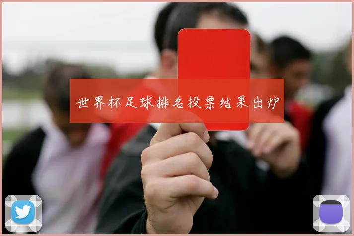 世界杯足球排名投票结果出炉